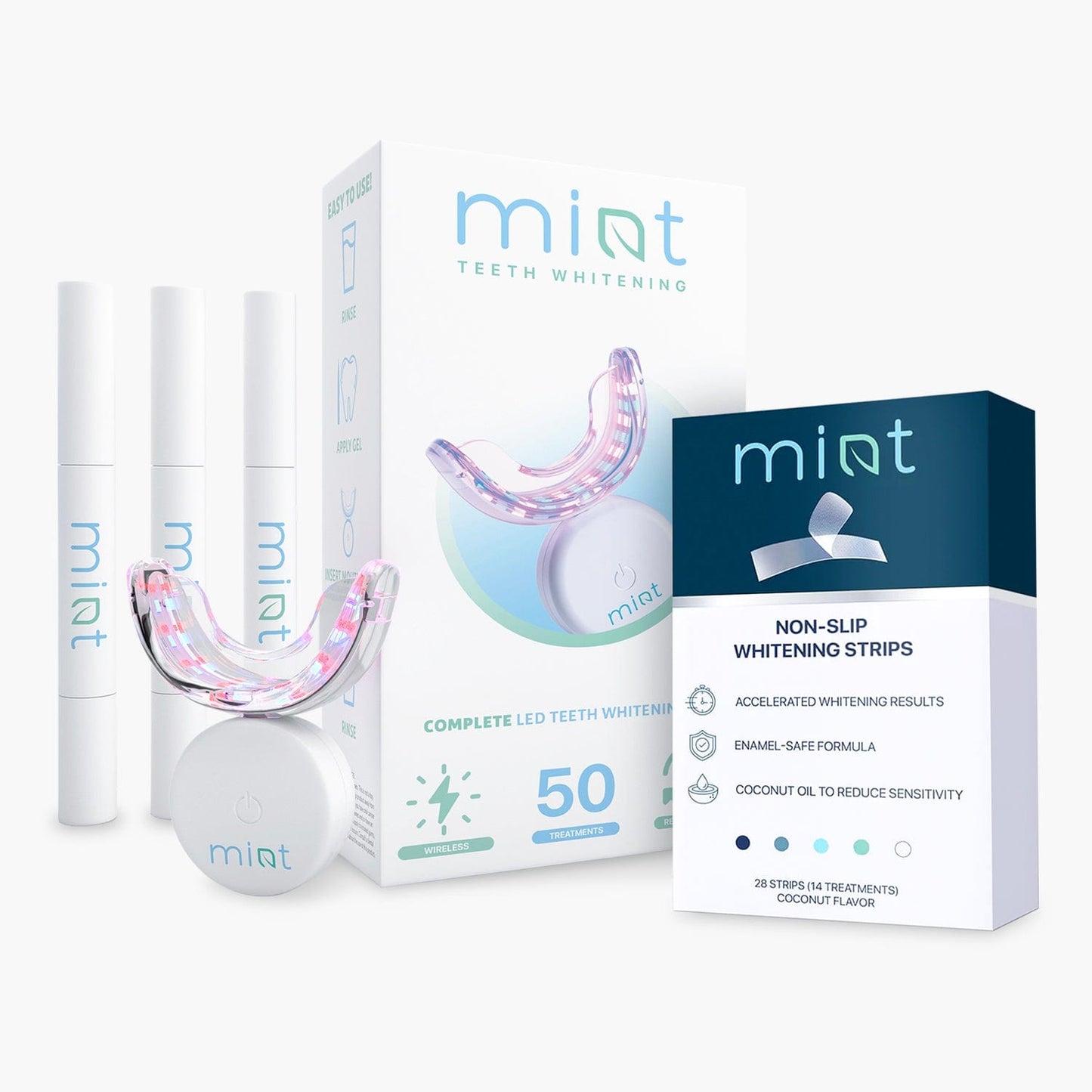 Mint Teeth Whitening Kit With Whitening Strips